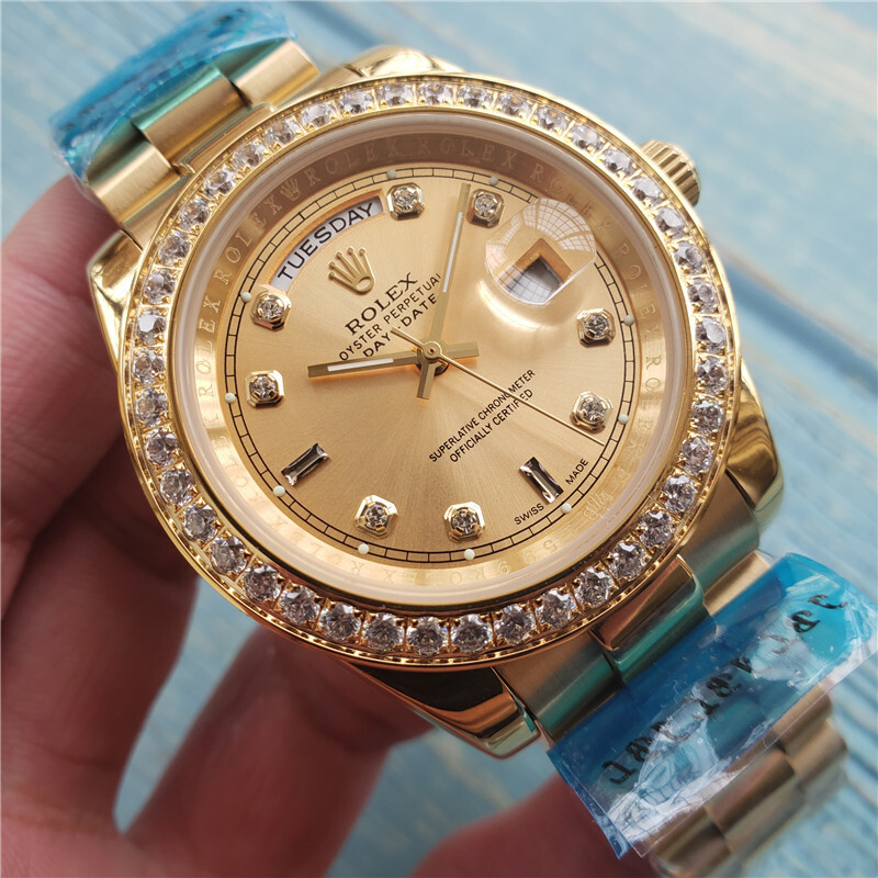 1084615b Rolex Oyster Perpetual Day-Date Gold Dial 36mm - Image 1