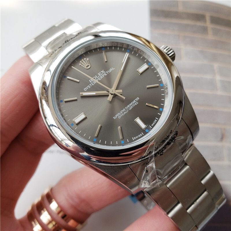 66ff6438 Rolex Oyster Perpetual Grey Dial 40mm - Image 1