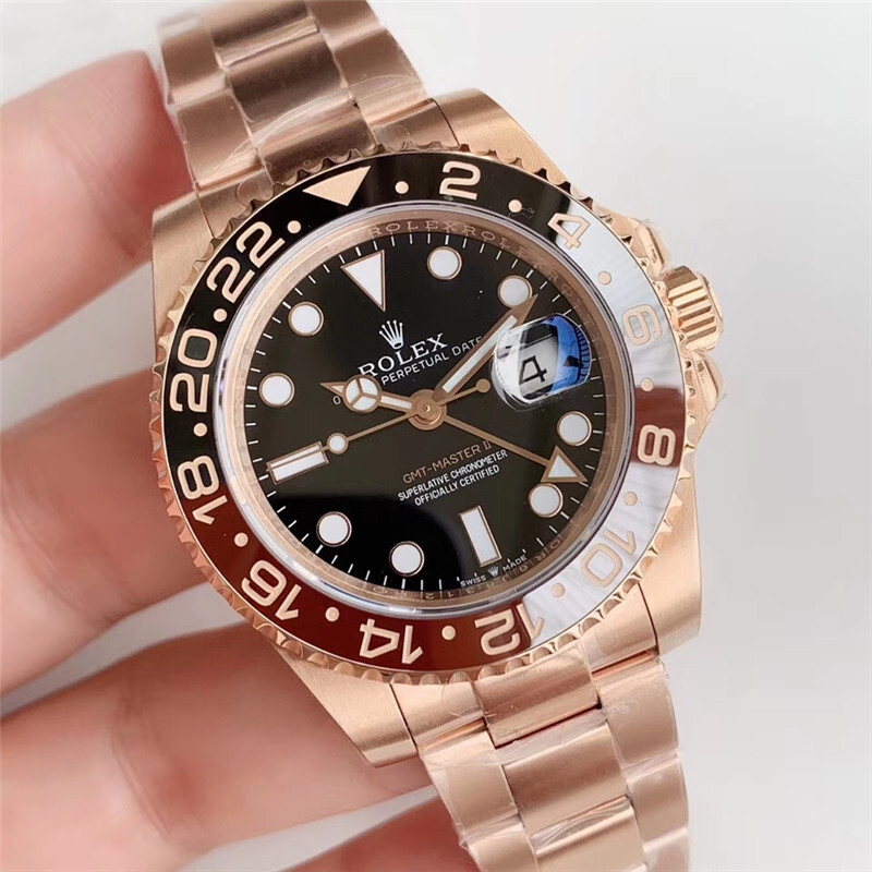 9b9da2a6 Superclone Rolex GMT-Master II 40mm Black Dial 126711CHNR - Image 1