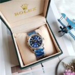 Rolex Oyster Perpetual Datejust Blue Dial - Image 3