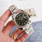 Rolex Oyster Perpetual Day-Date Black Dial 39mm - Image 8