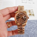 Rolex Oyster Perpetual Day-Date Brown Dial 39mm - Image 2