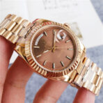Rolex Oyster Perpetual Day-Date Brown Dial 39mm - Image 4